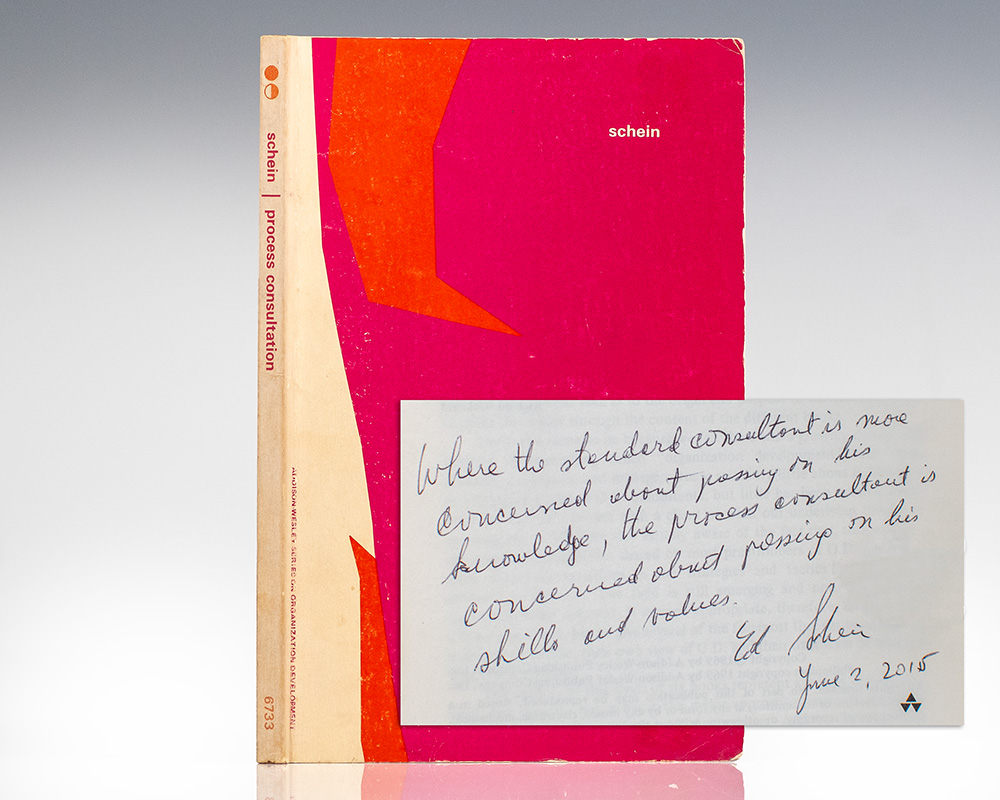 Process Consultation: Its Role In Organization Development.