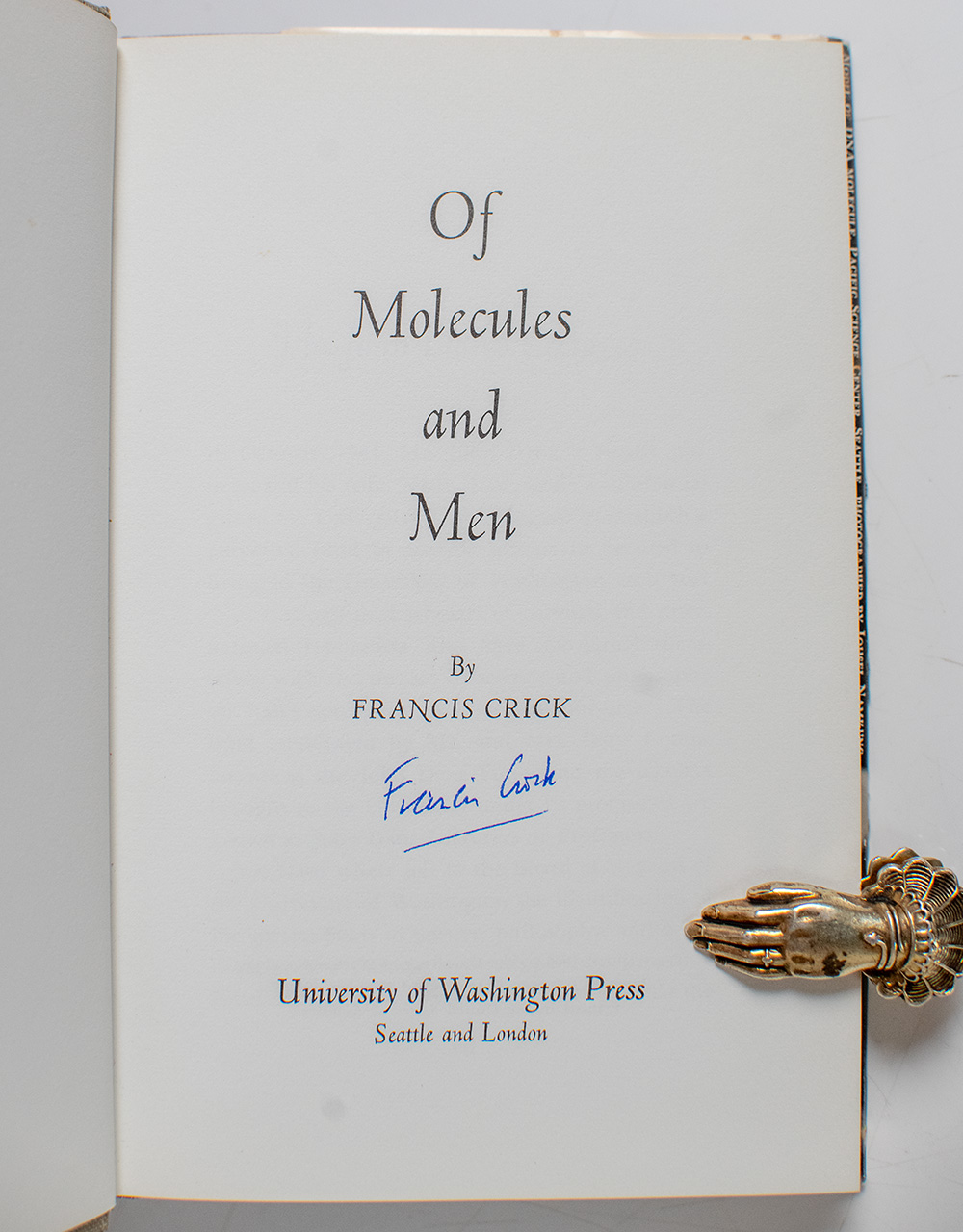 Of Molecules and Men.