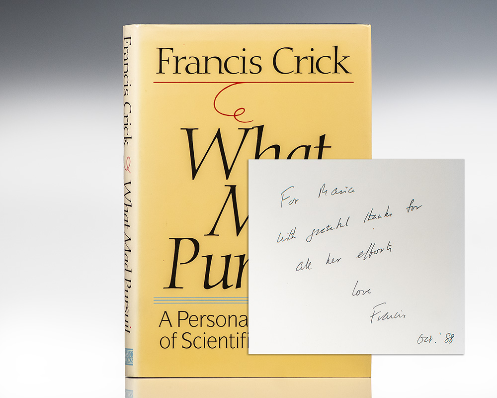 What Mad Pursuit: A Personal View of Scientific Discovery