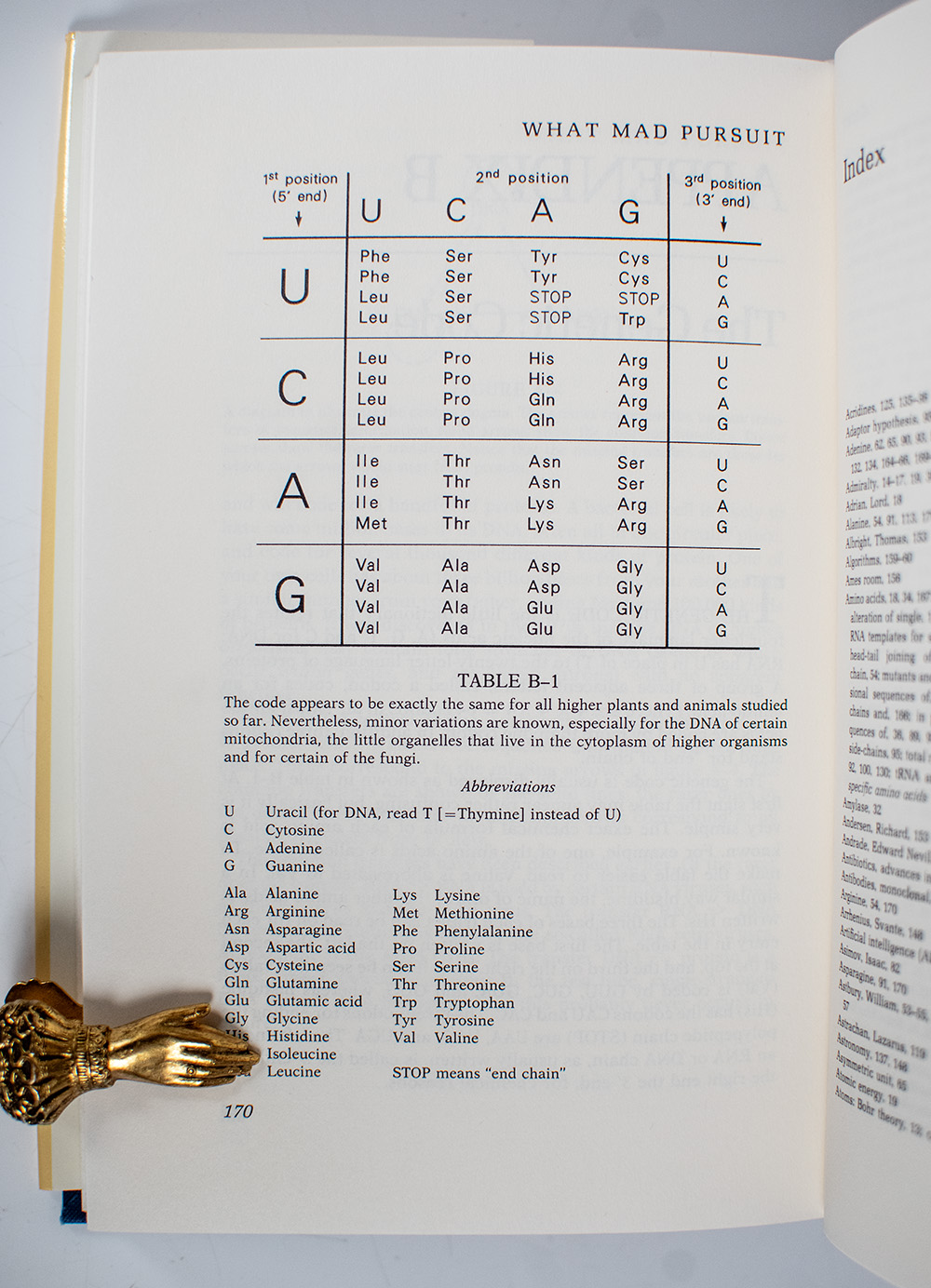 What Mad Pursuit: A Personal View of Scientific Discovery.