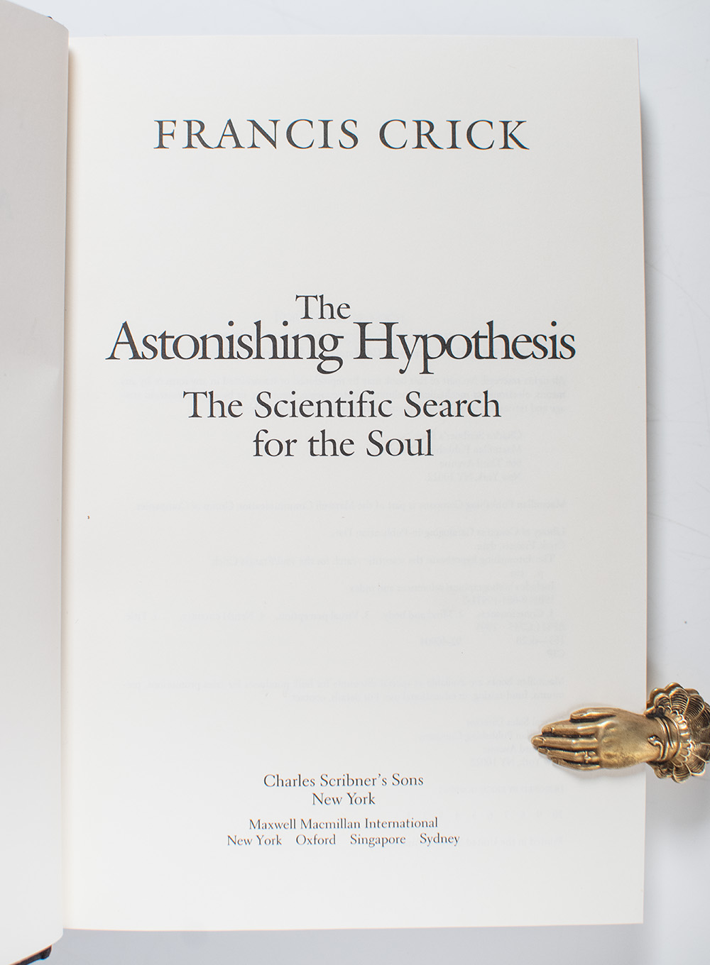 The Astonishing Hypothesis: The Scientific Search for the Soul.