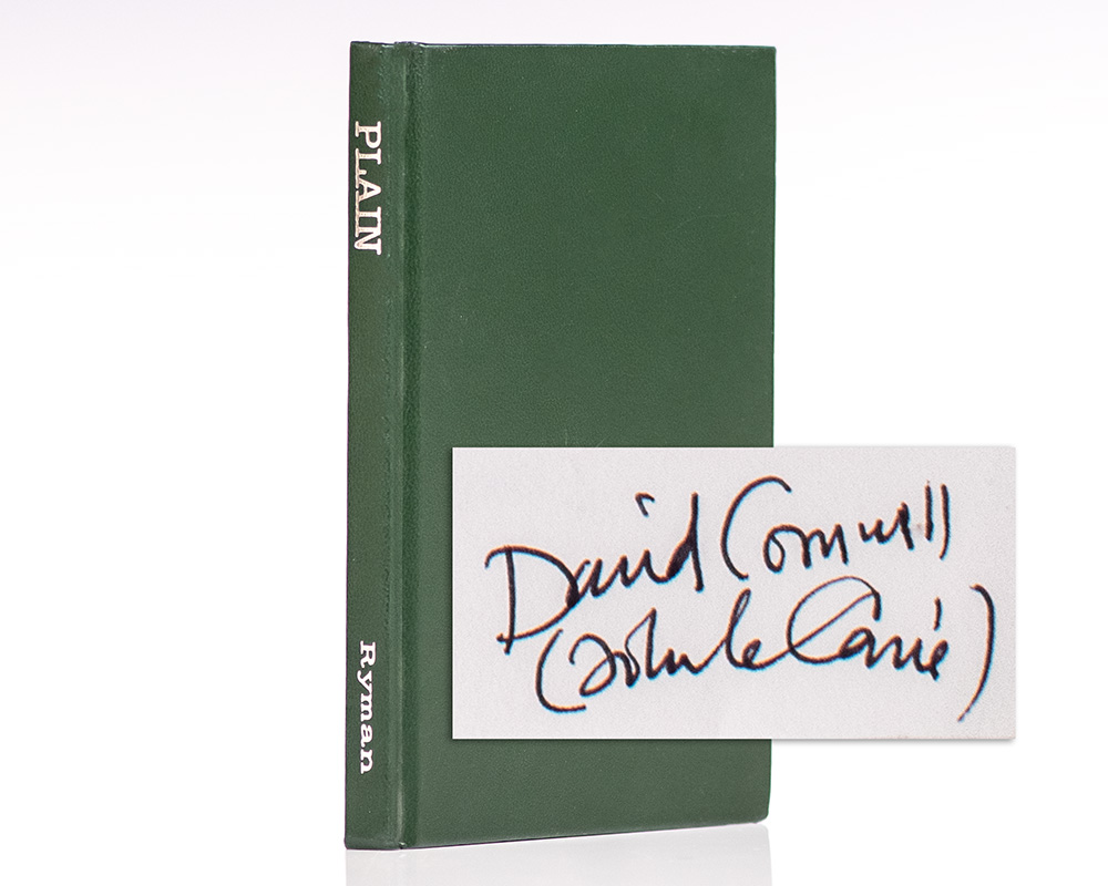 John le Carré Autograph Letter Signed. [with] Autograph Research Notebook for Absolute Friends.