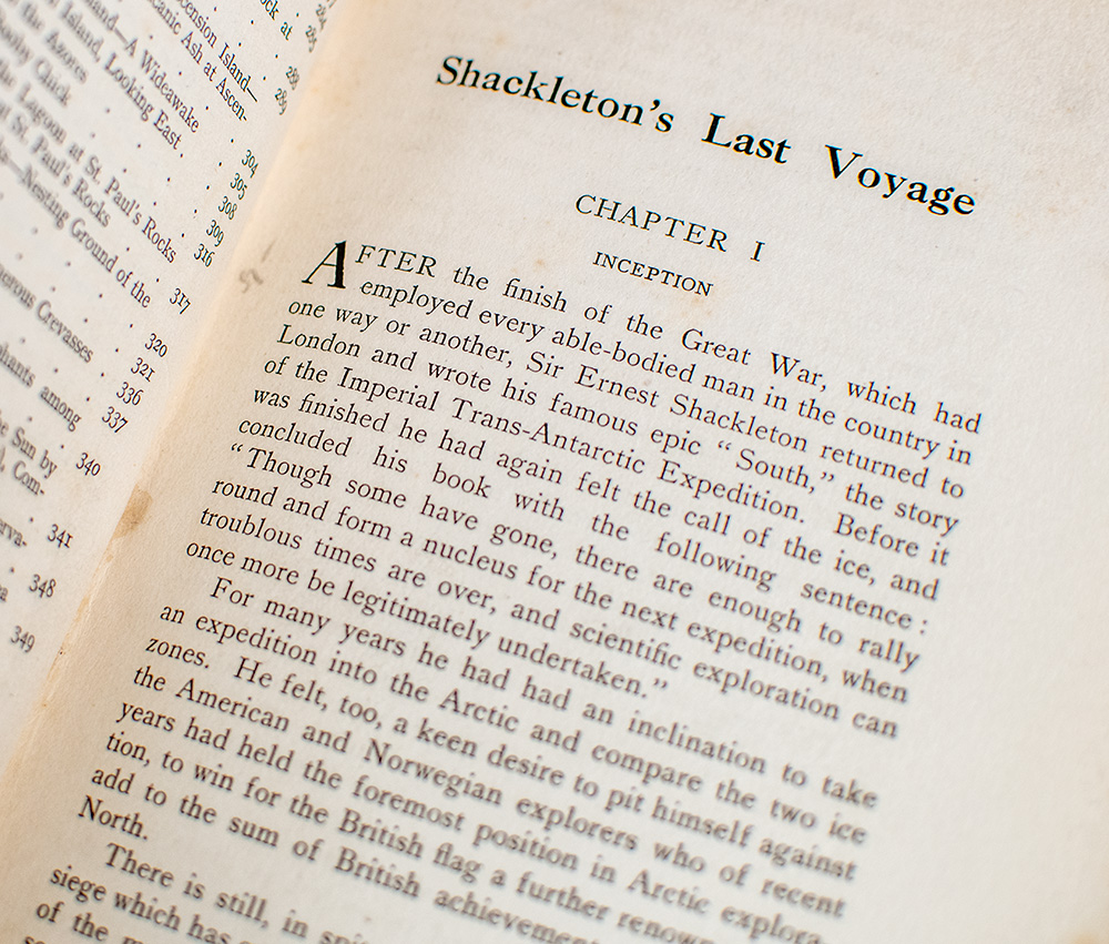 Shackleton's Last Voyage. The Story of the Quest.