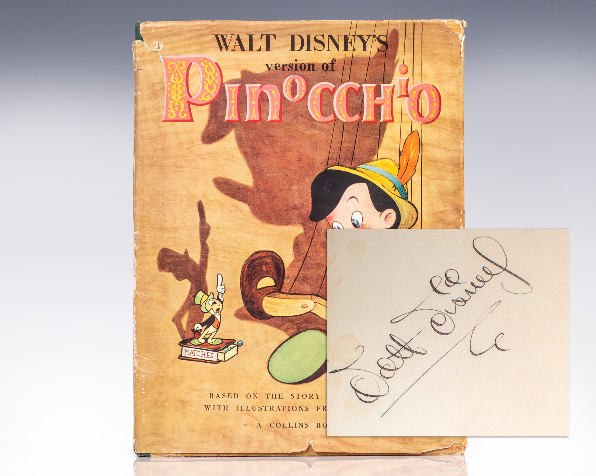 Walt Disney’s Version of Pinocchio.