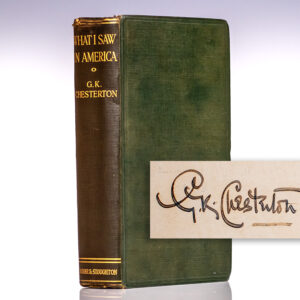 What I Saw in America