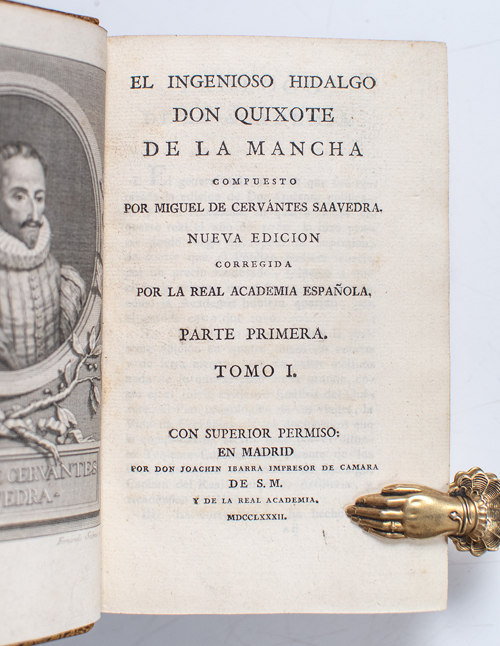 El Ingenioso Hidalgo Don Quixote de la Mancha: Nueva Edicion, Corregida Por La Real Academia Española.