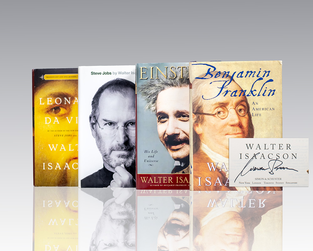 The Genius Biographies: Benjamin Franklin, Einstein, Steve Jobs, and Leonardo da Vinci.