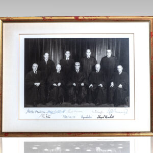 Earl Warren Supreme Court Signed Photograph.