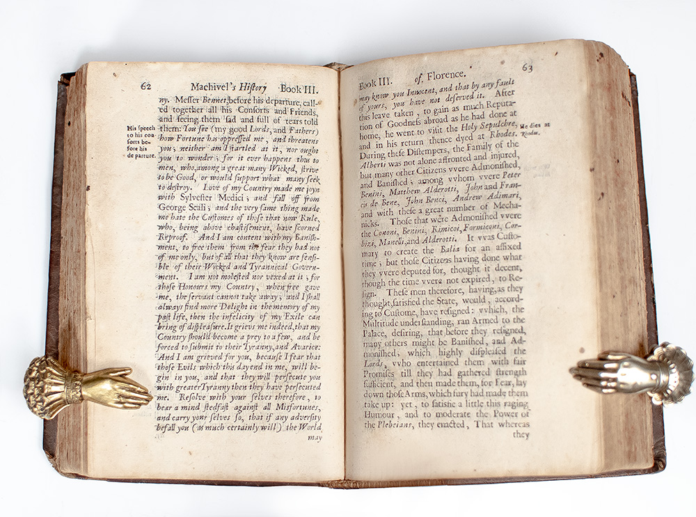 The Florentine History in VIII Books.