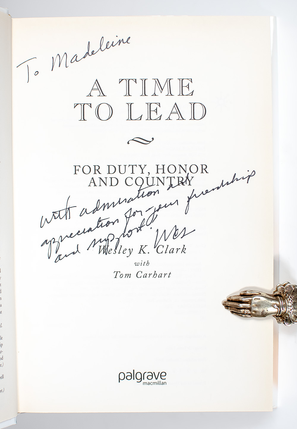 A Time To Lead: For Duty, Honor and Country.