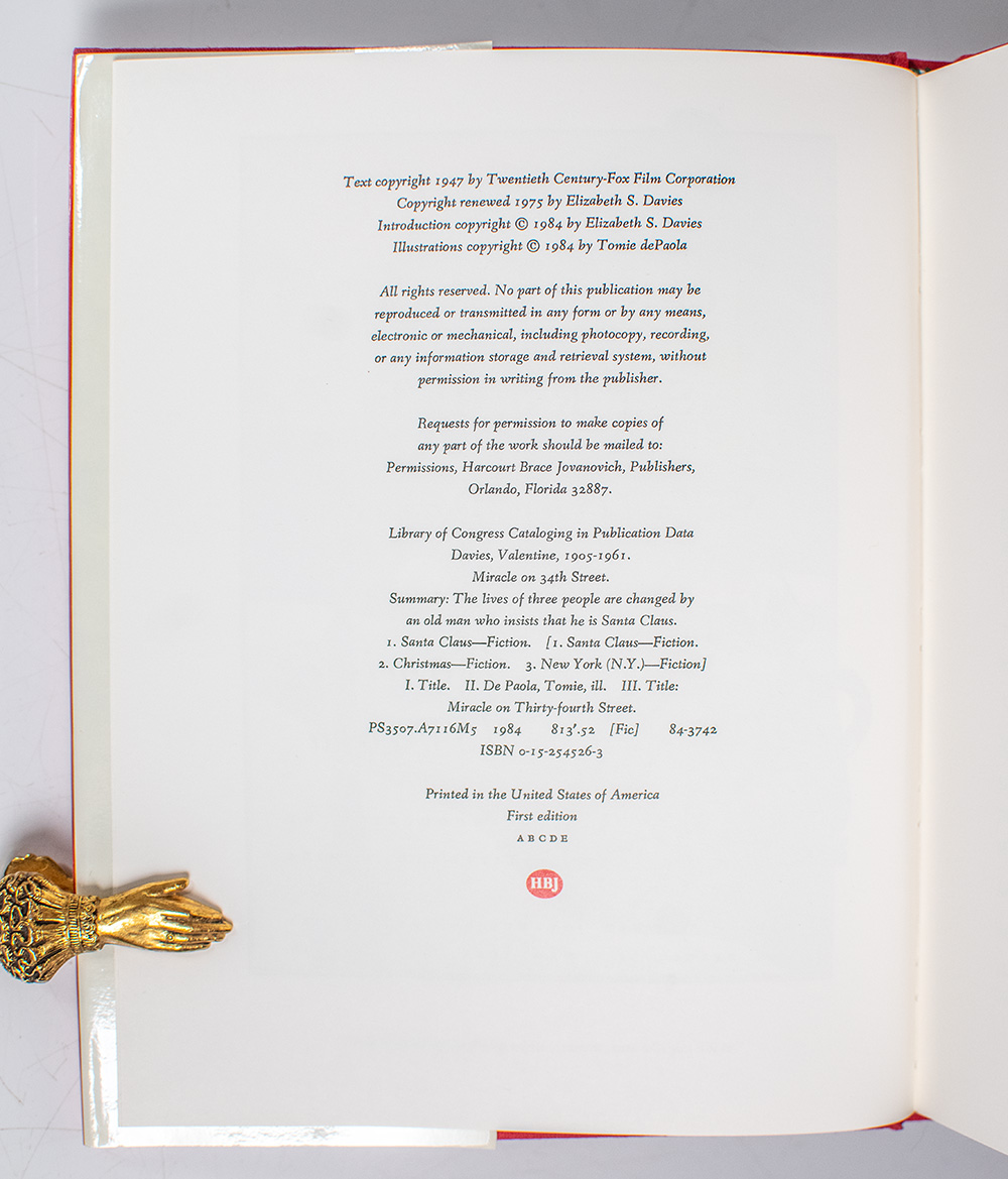 Miracle On 34th Street.