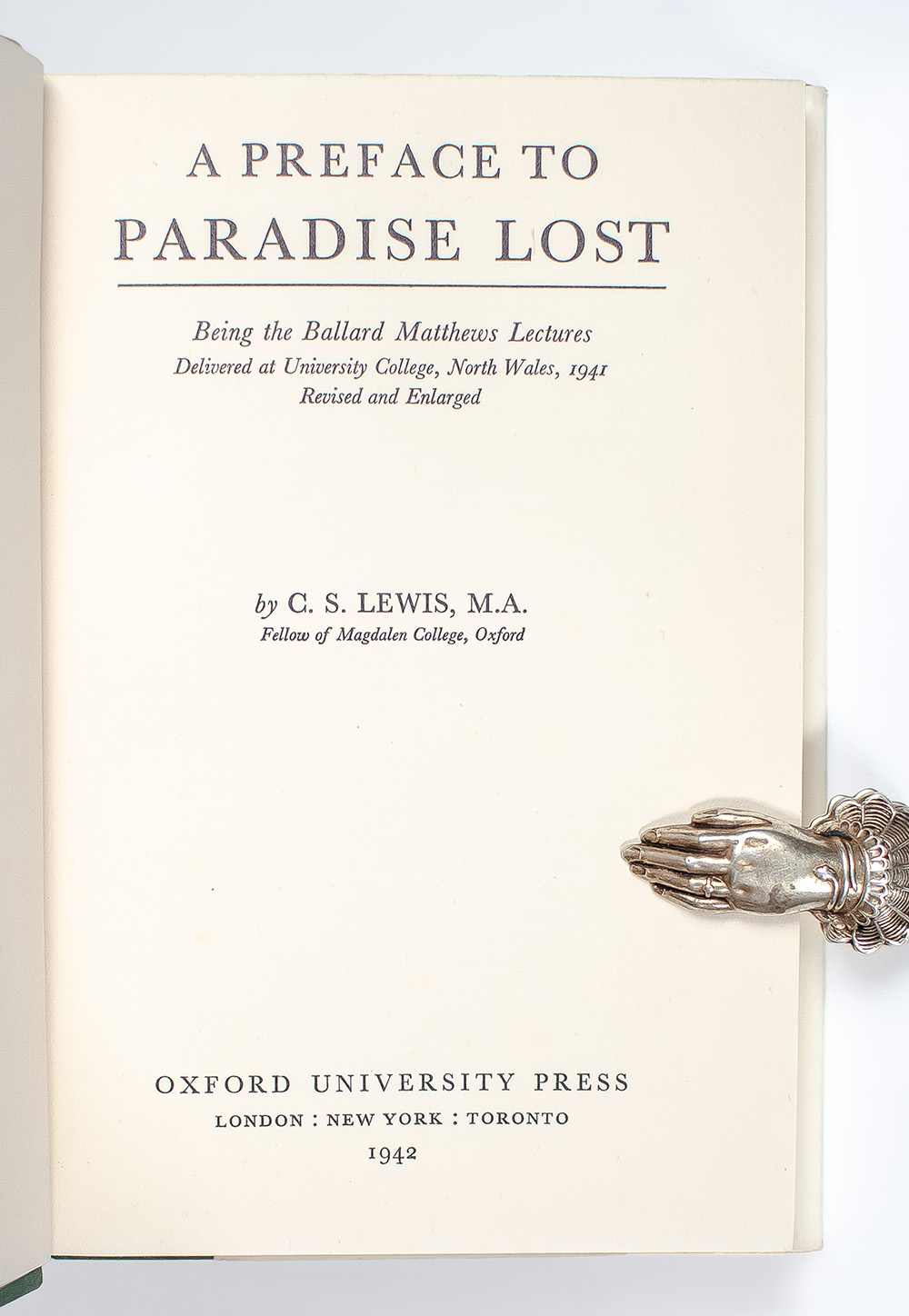 A Preface to Paradise Lost.