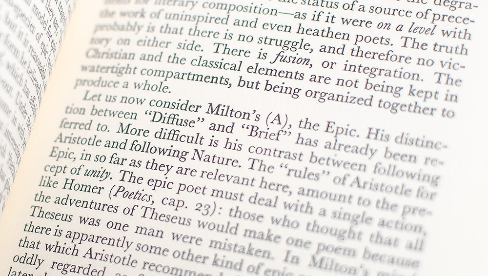 A Preface to Paradise Lost.