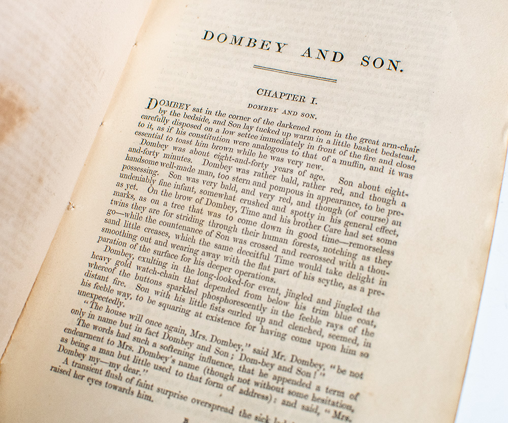 Dealings with the Firm of Dombey and Son, Wholesale, Retail, and for Exportation.