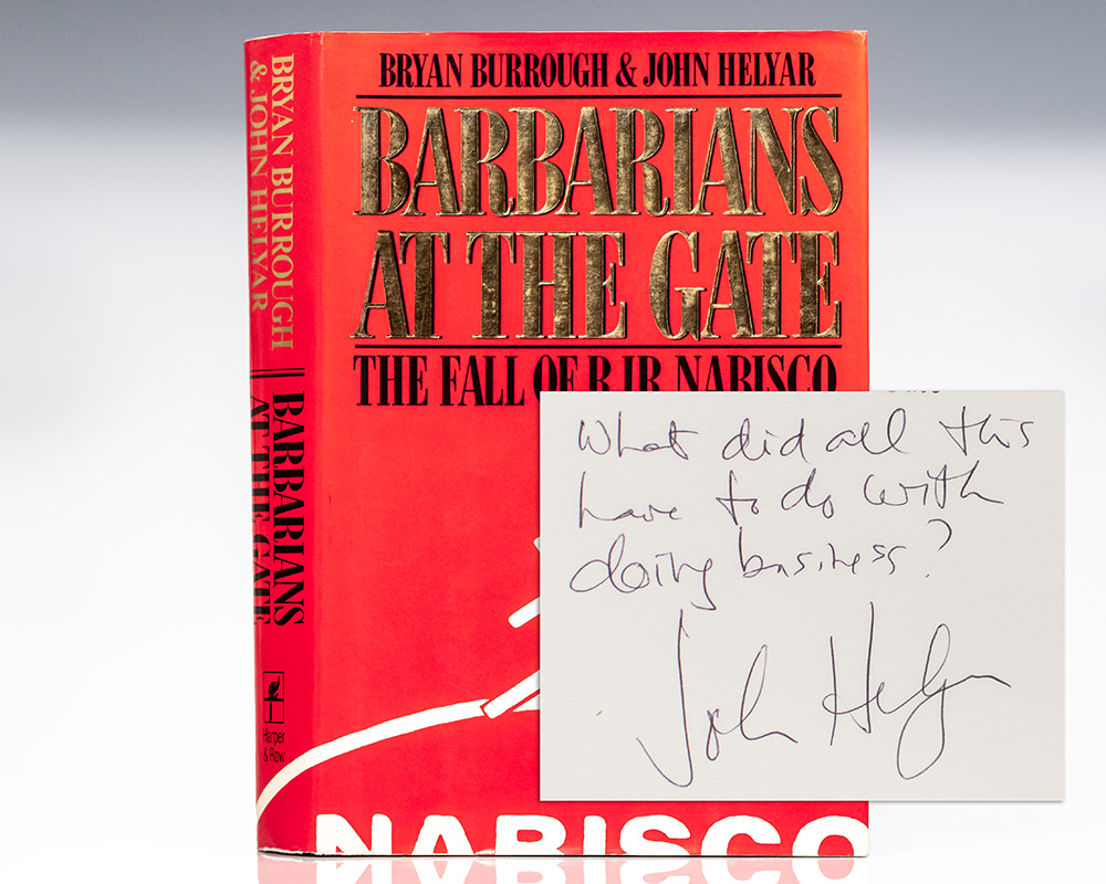 Barbarians at the Gate: The Fall of RJR Nabisco.