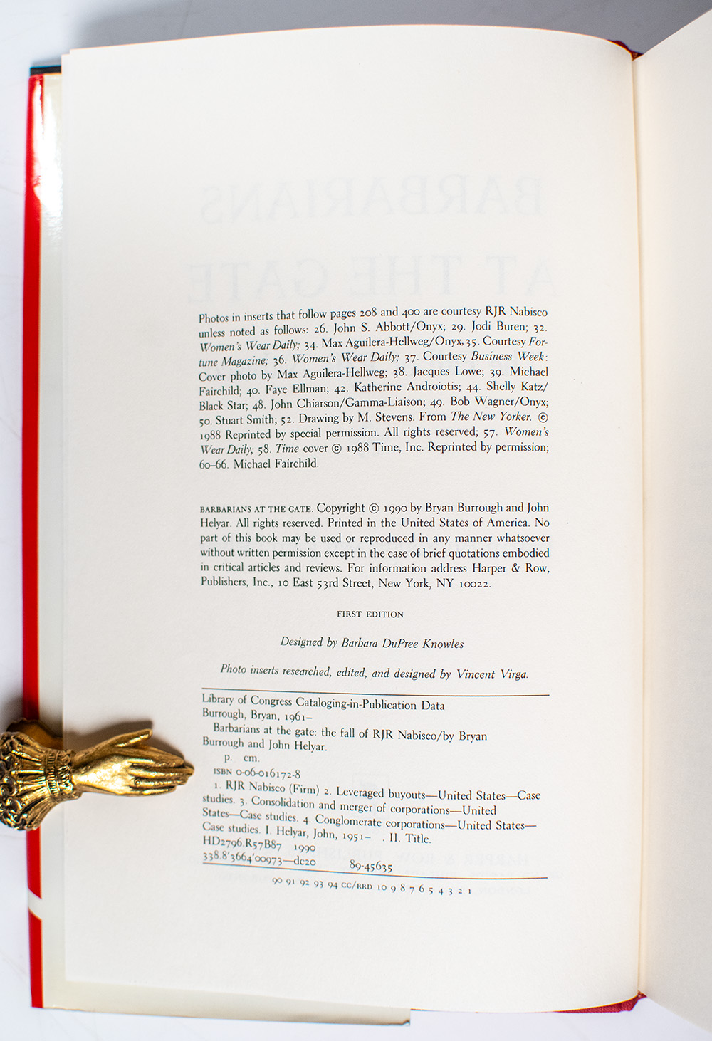 Barbarians at the Gate: The Fall of RJR Nabisco.