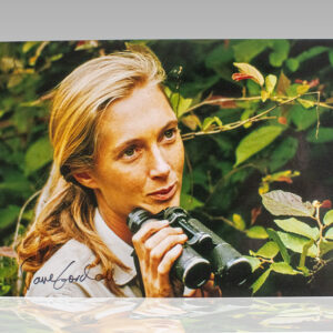 Jane Goodall Signed Photograph.
