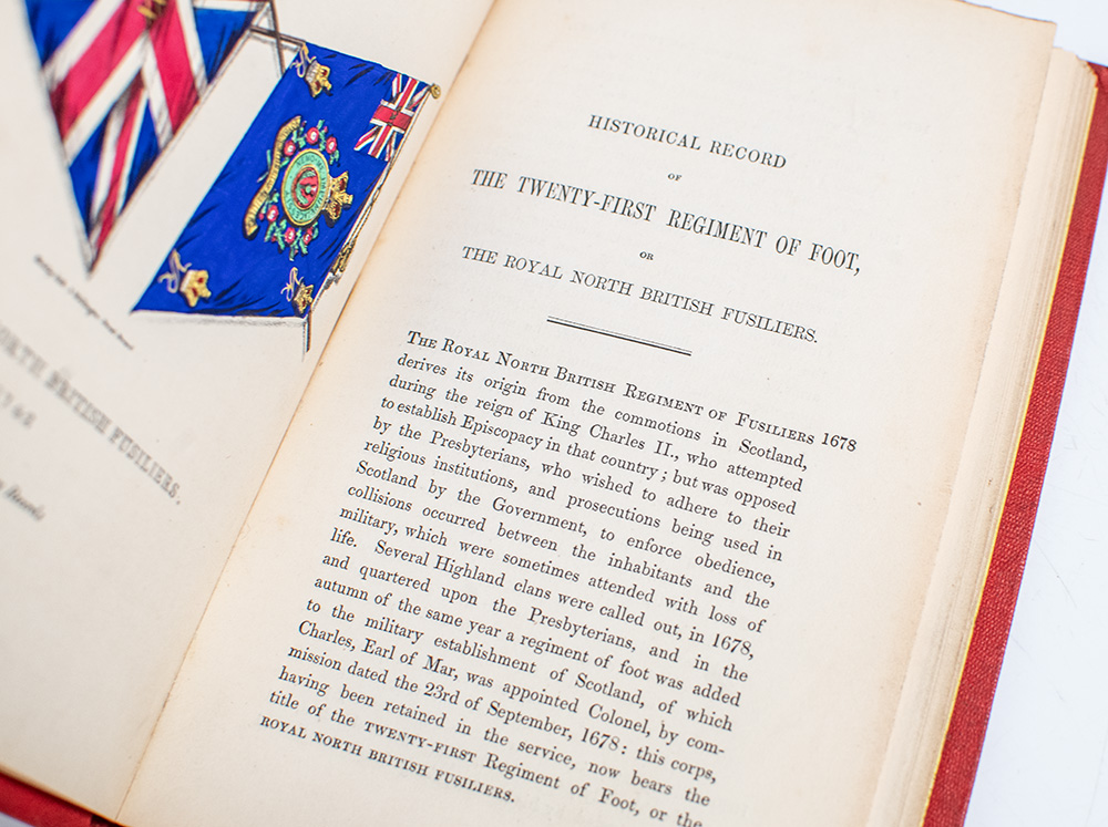 Historical Record of the Twenty-First Regiment, or the Royal North British Fusiliers. Containing an Account of the Formation of the Regiment in 1678, and of its Subsequent Services to 1849.