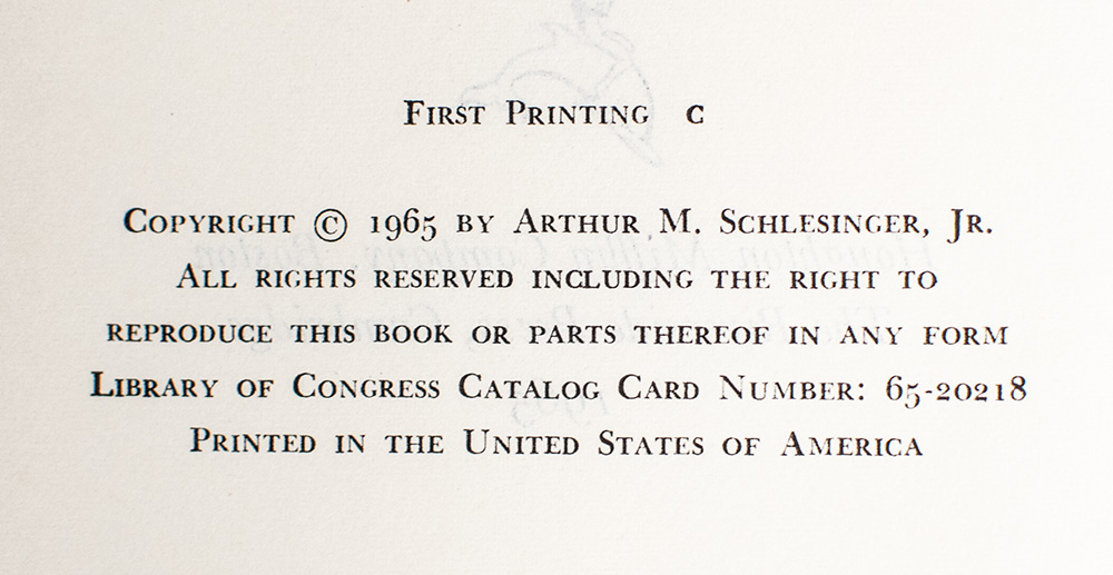 A Thousand Days: John F. Kennedy In the White House.