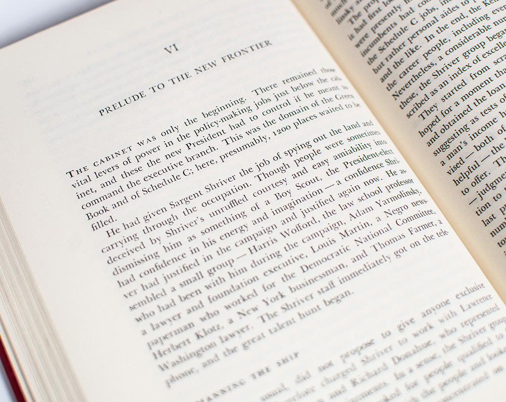 A Thousand Days: John F. Kennedy In the White House.