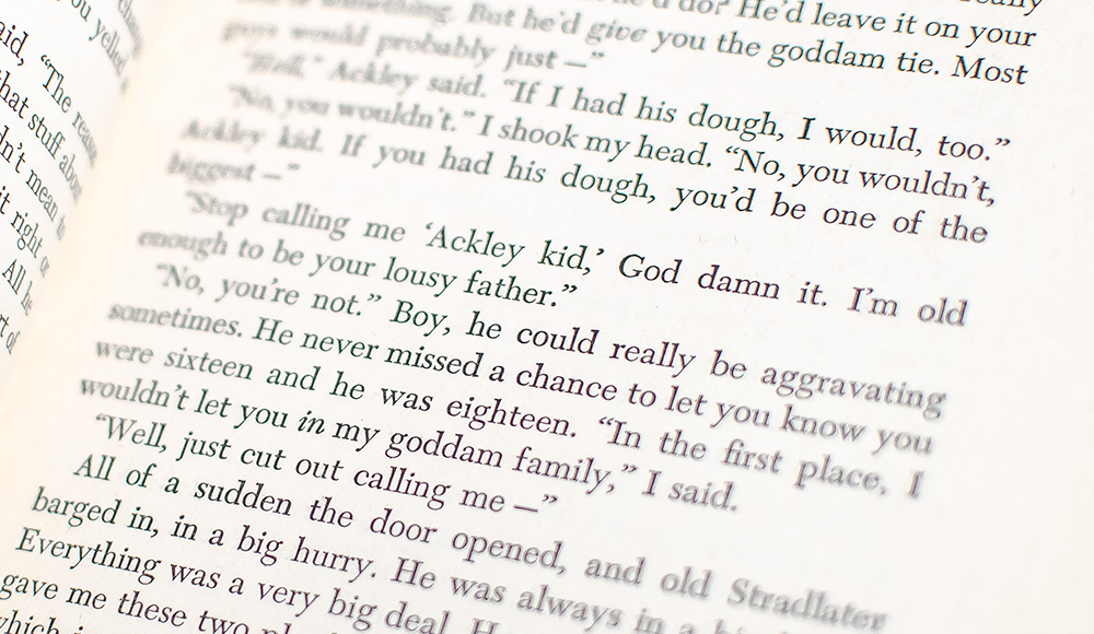 The Catcher In The Rye.