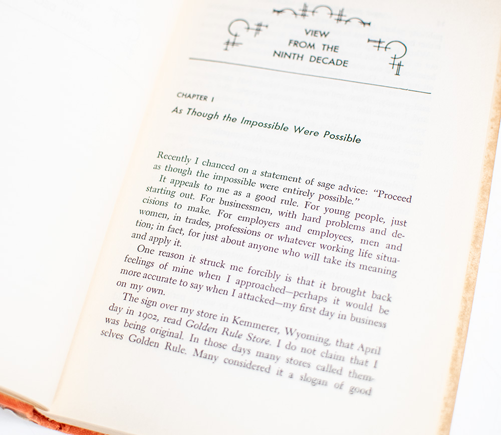 View From the Ninth Decade: Jottings From a Merchant's Daybook.