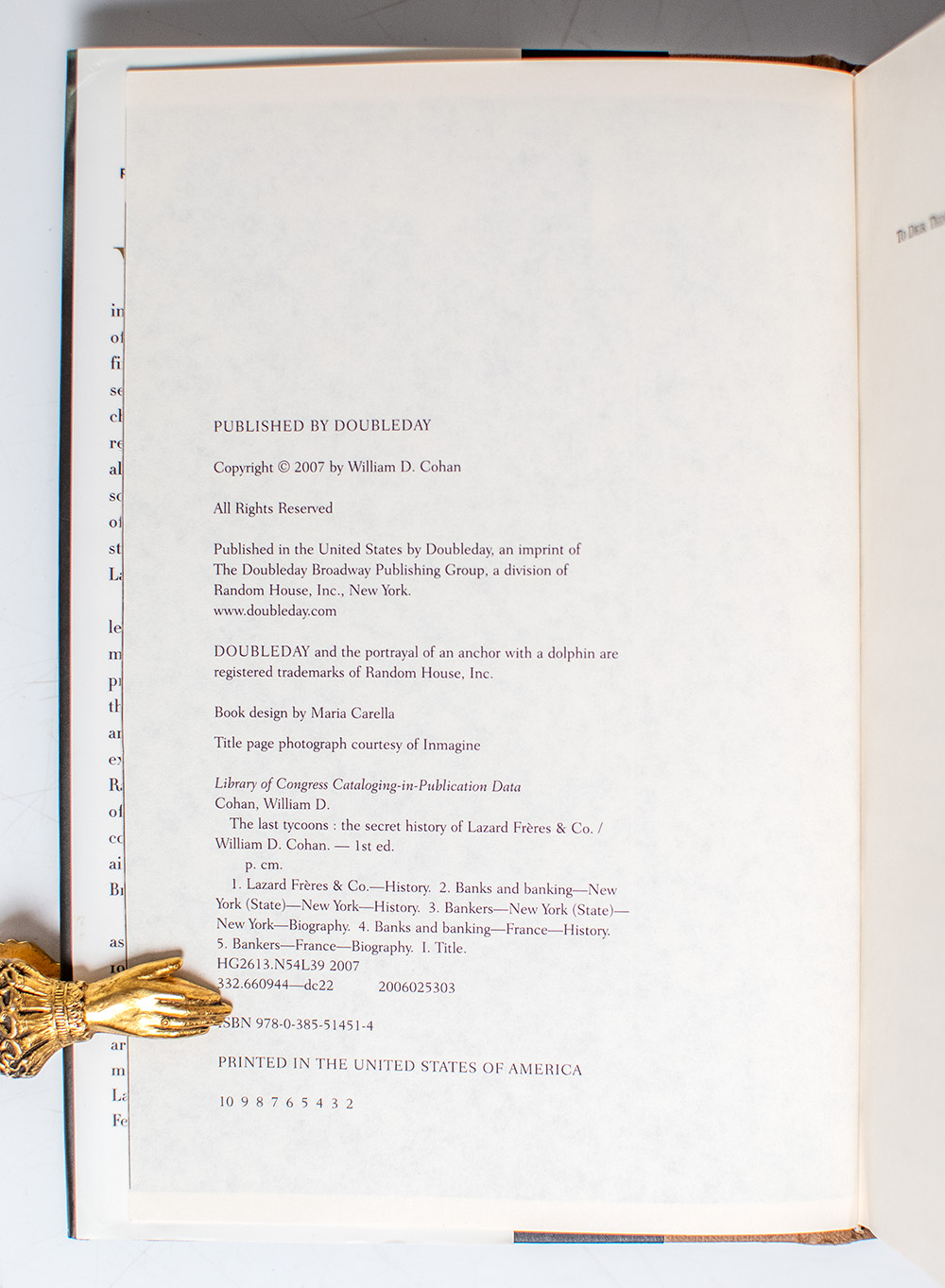 The Last Tycoons: The Secret History of Lazard Freres & Co.