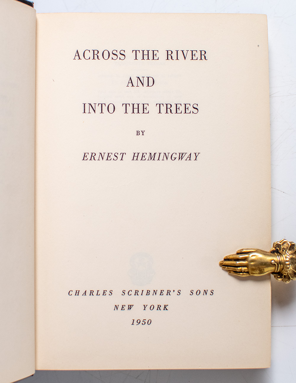 Across the River and Into the Trees.