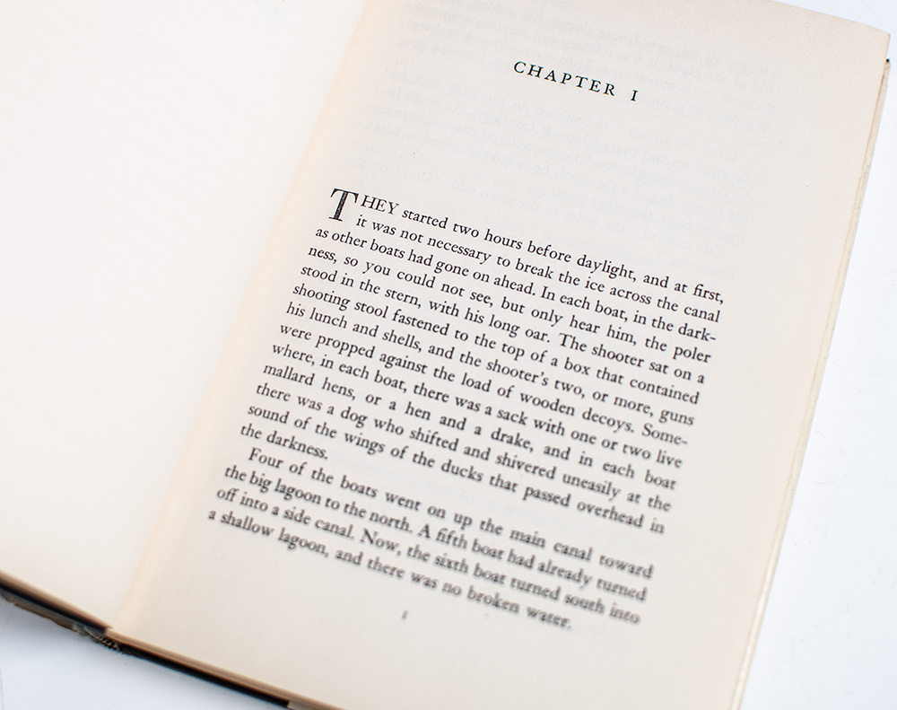 Across the River and Into the Trees.