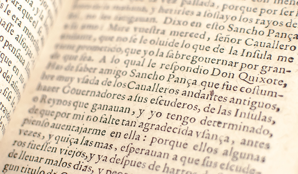 El Ingenioso Hidalgo Don Quixote de la Mancha.