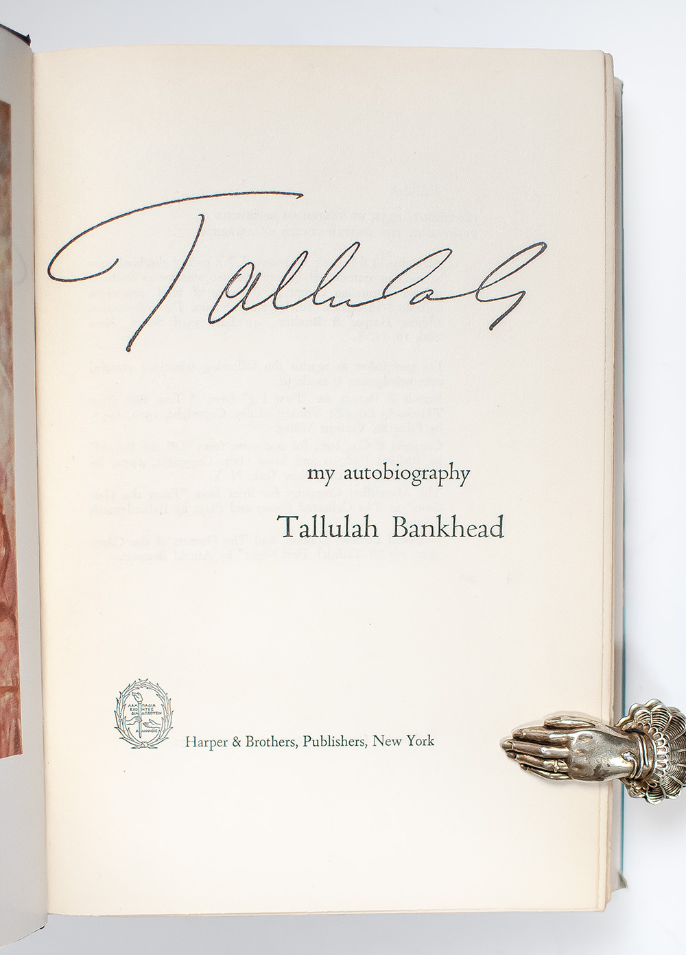 Tallulah: My Autobiography.