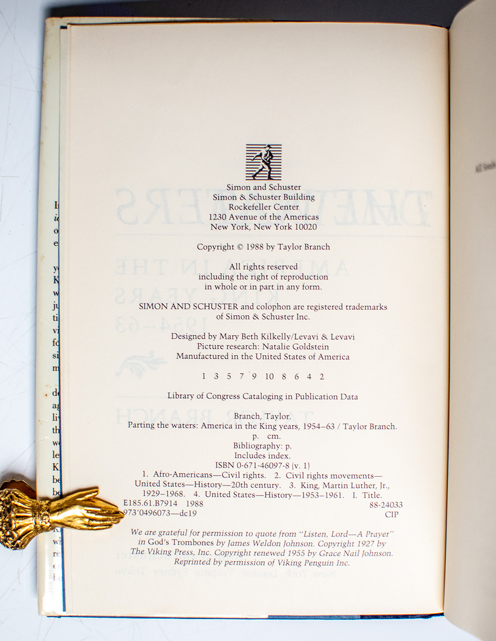 America in the King Years Trilogy: Parting the Waters 1954-63; Pillar of Fire 1963-65; At Canaan's Edge 1965-68.