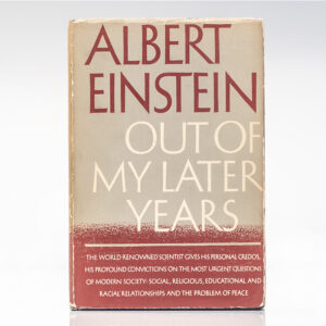 Out of My Later Years.