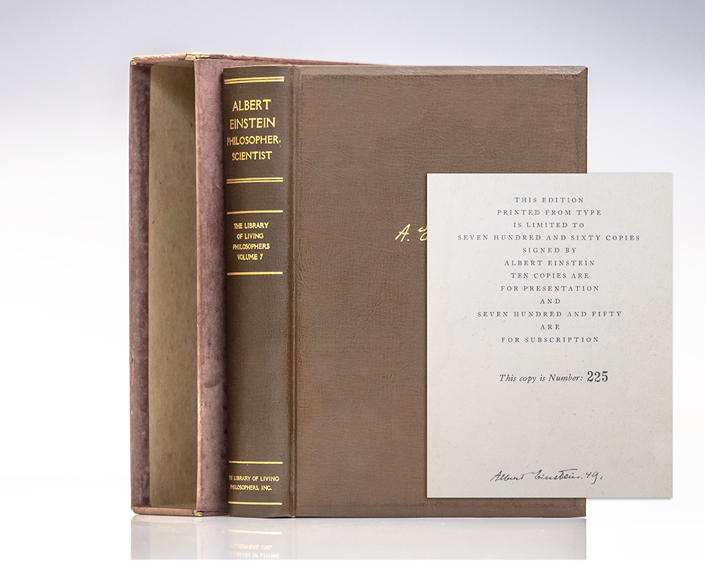 Albert Einstein: Philosopher-Scientist.