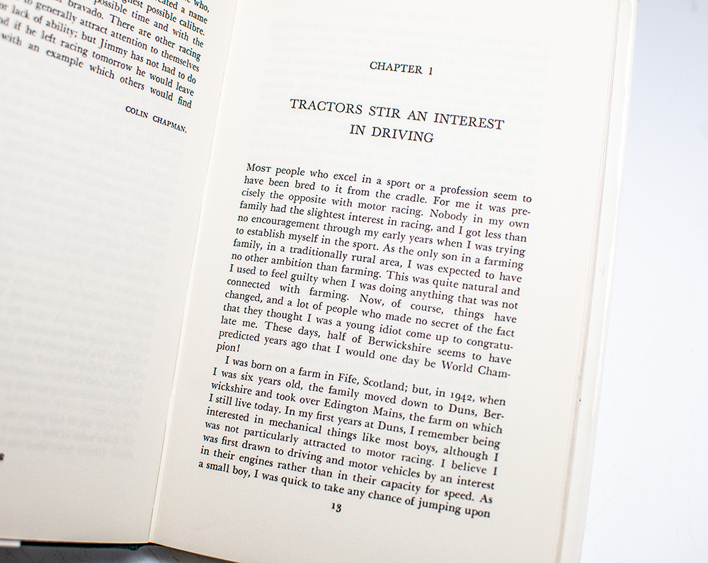 Jim Clark At The Wheel: The World Motor Racing Champion's Own Story.