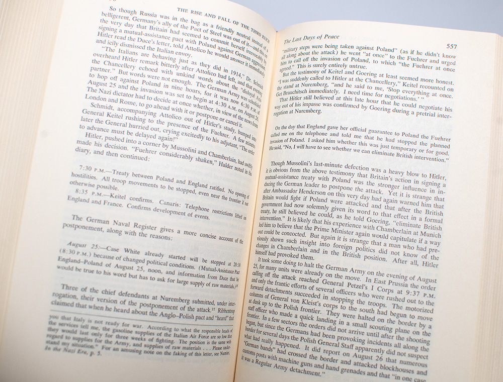 The Rise And Fall Of The Third Reich: A History of Nazi Germany.