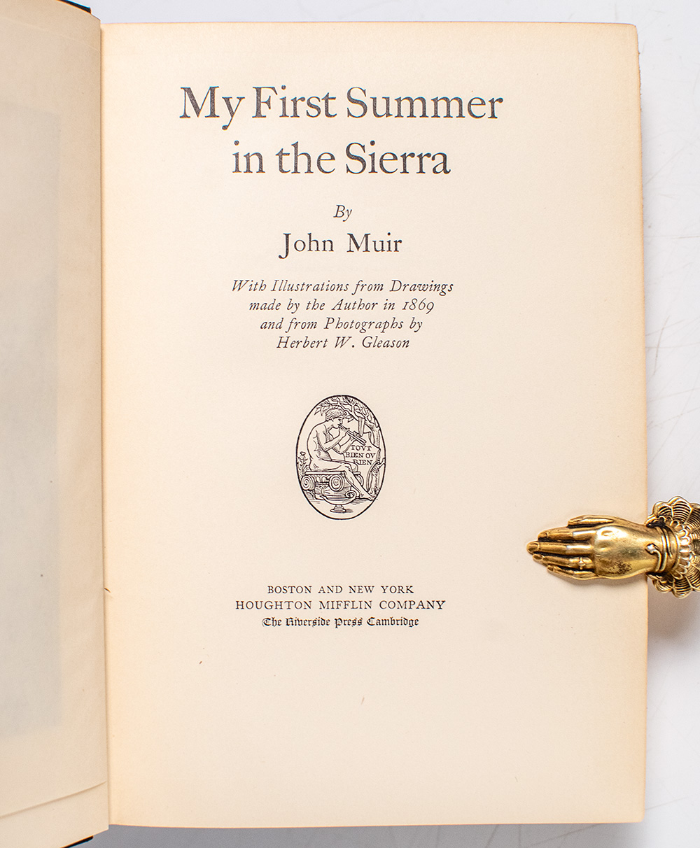 My First Summer in the Sierra.