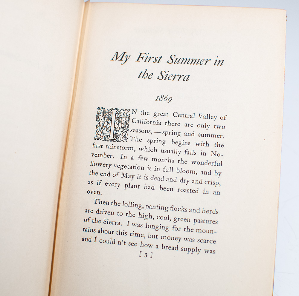 My First Summer in the Sierra.