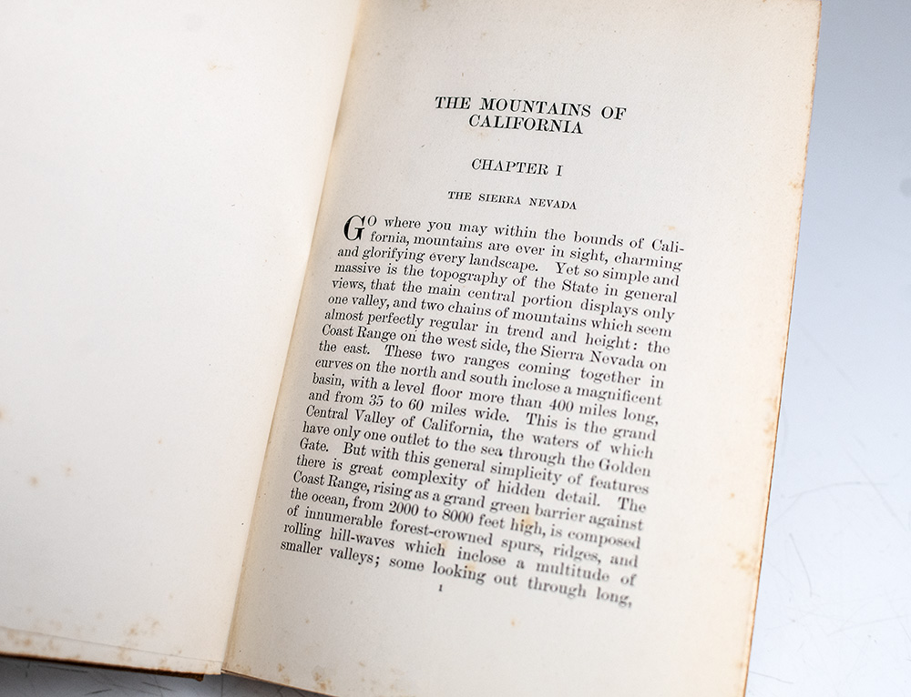 The Mountains of California.