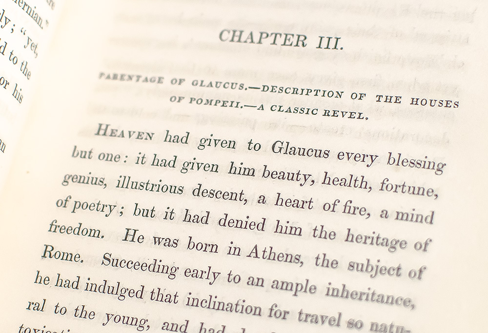 The Last Days of Pompeii.