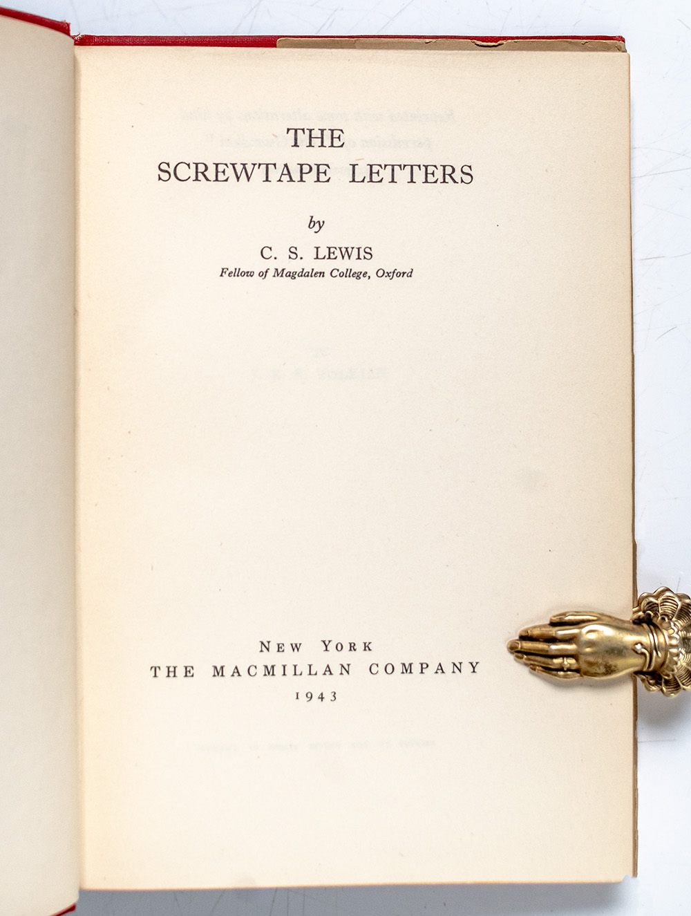 The Screwtape Letters.