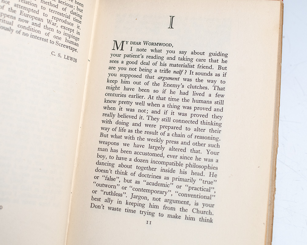 The Screwtape Letters.