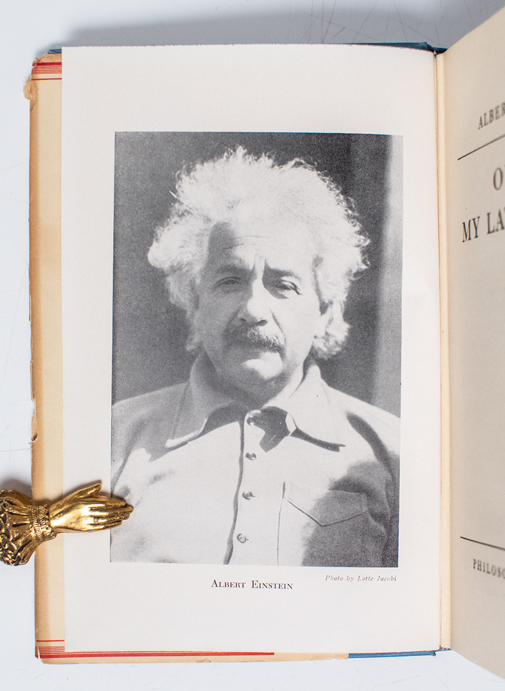 Out of My Later Years.