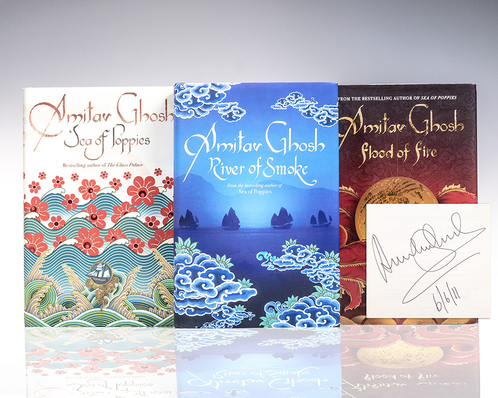 Ibis Trilogy: Sea of Poppies, River of Smoke, and Flood of Fire.