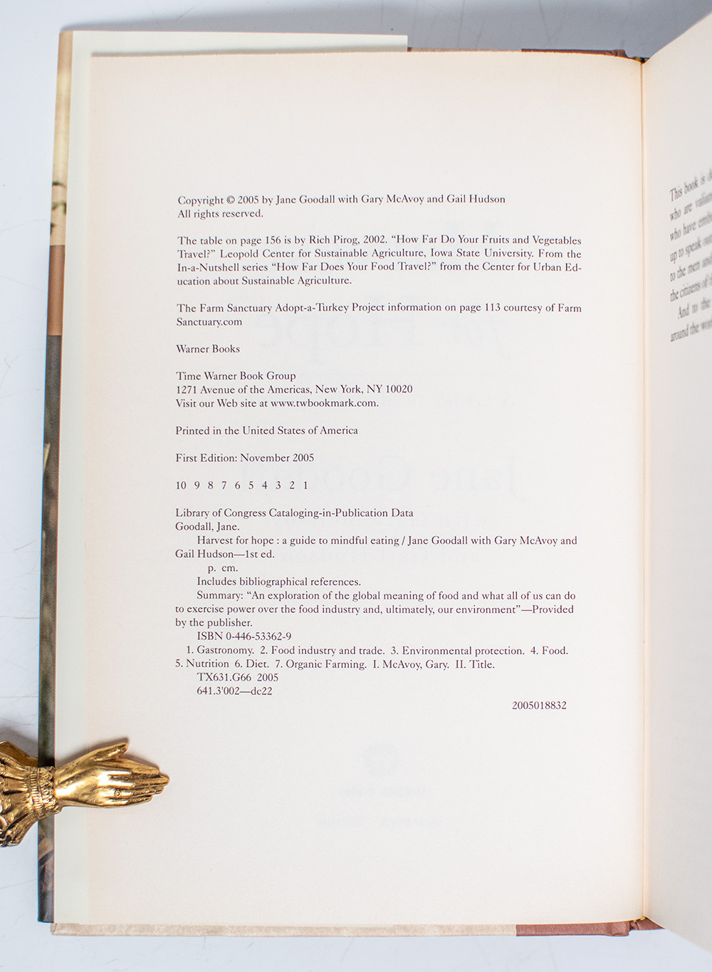 Harvest for Hope: A Guide to Mindful Eating.