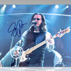 Geddy Lee Signed Photograph.