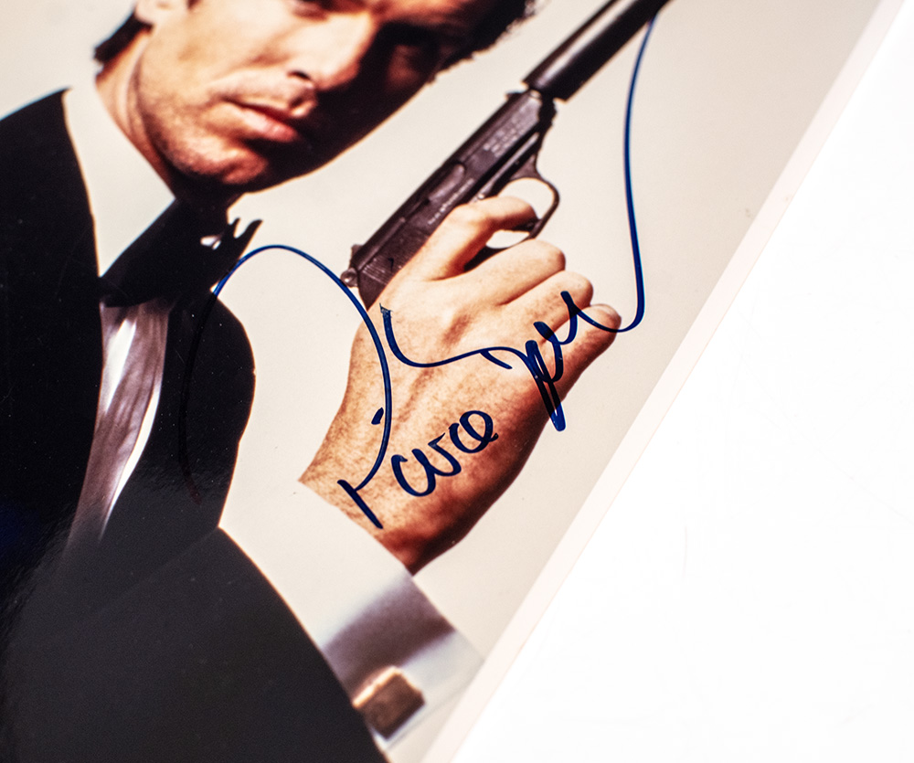 Pierce Brosnan Signed Photograph.