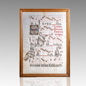 Medieval Gregorian Chant Manuscript.