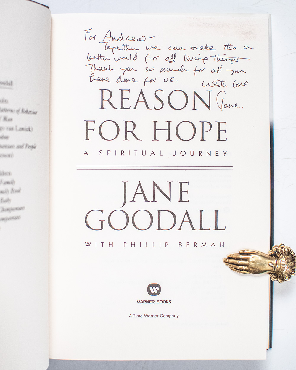 Reason For Hope: A Spiritual Journey.