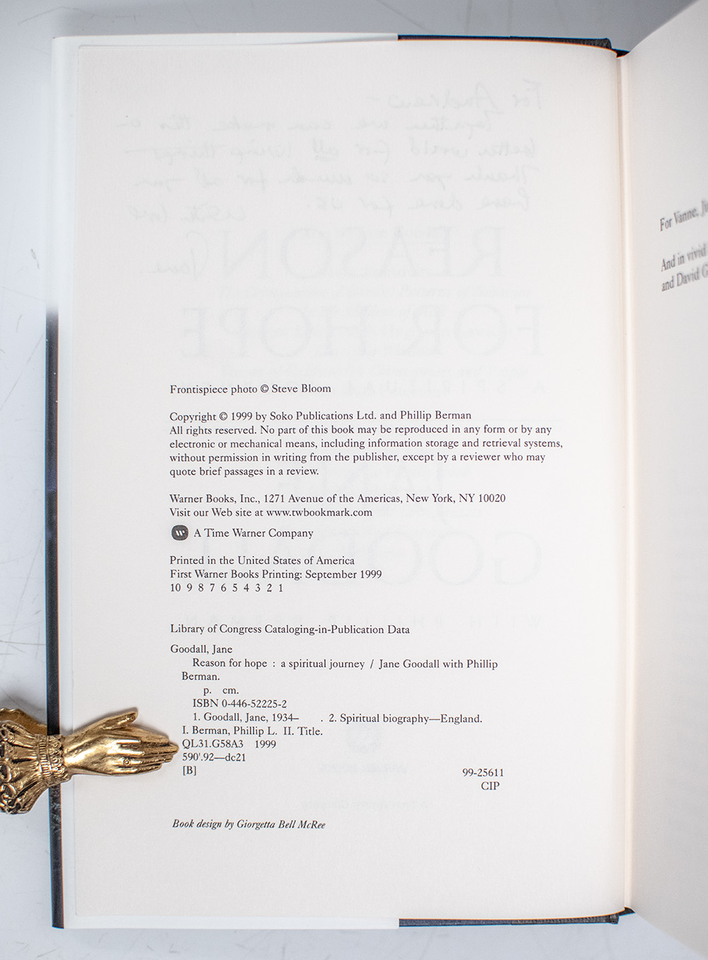 Reason For Hope: A Spiritual Journey.